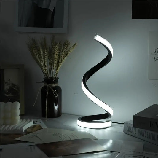 Spiraling Table Lamp